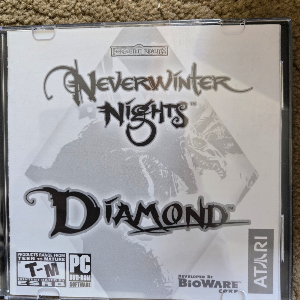 Neverwinter Nights Diamond Edition PC DVD-ROM BioWare Atari Forgotten Realms